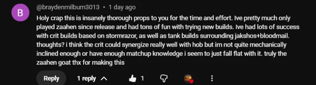 Reader comment