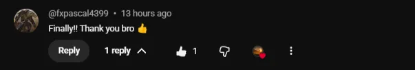 Reader comment