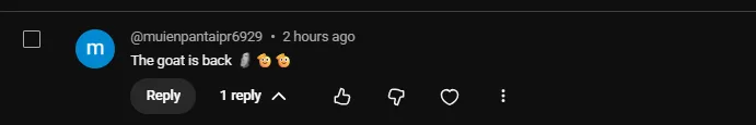 Reader comment