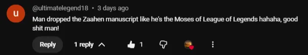 Reader comment