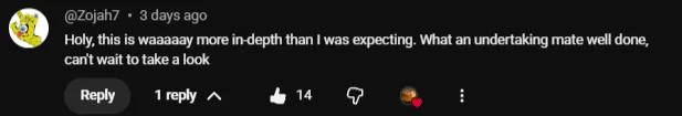 Reader comment