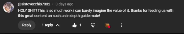 Reader comment