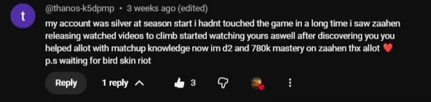 Reader comment