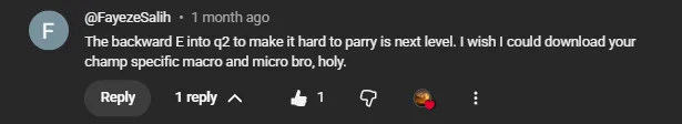 Reader comment