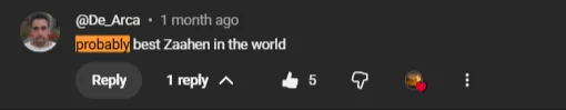 Reader comment