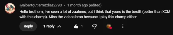 Reader comment