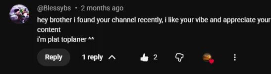 Reader comment