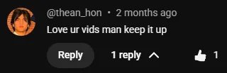Reader comment